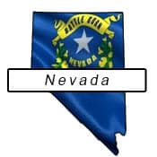 Nevada flag outline