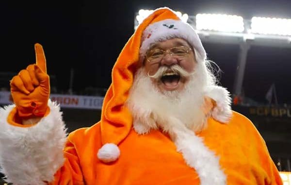 College Football Santa Clause