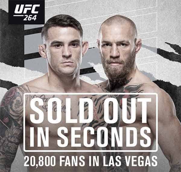 UFC 264 Sold Out