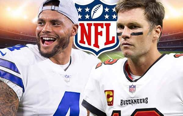 Brady Prescott Cowboys Bucs Odds Week 1 2021-22