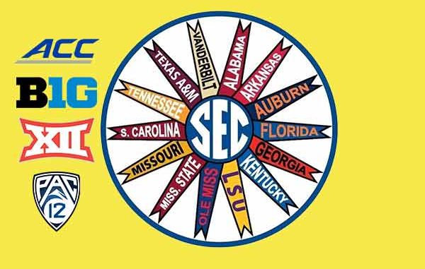 SEC betting NCAAF odds 2021-22 Alabama Auburn Florida