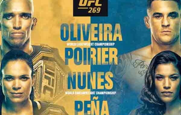 UFC betting odds for Poirier Oliveira