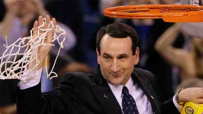 March Madness betting odds for Sweet 16 Duke Texas Tech Coach K