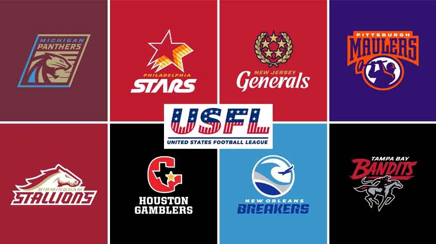 USFL team logos