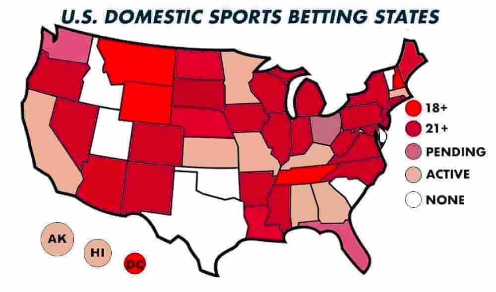 Sports Betting 18 - Legal Sportsbooks For 18 Year Olds & Up