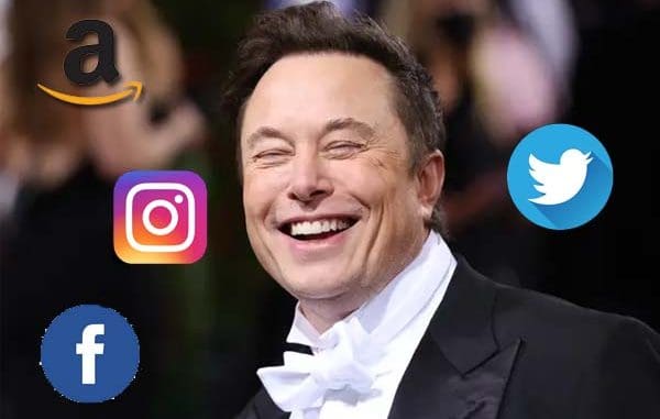 Elon musk odds now suggest that he will buy Amazon, Instagram, and Facebook after acquiring Twitter.