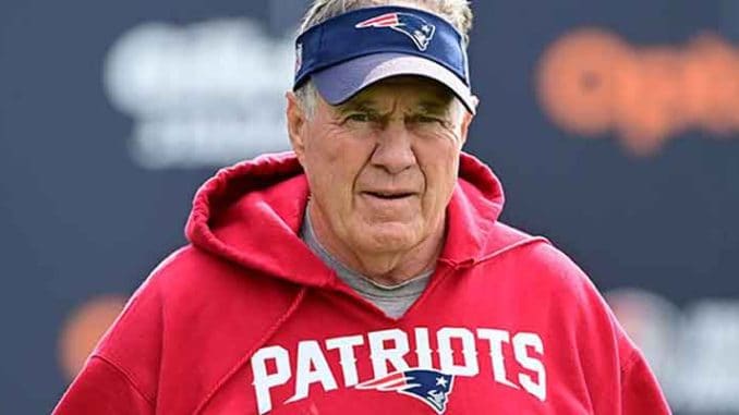 betting on NFL sleepers in 2023 Bill Belichick of the New England Patriots