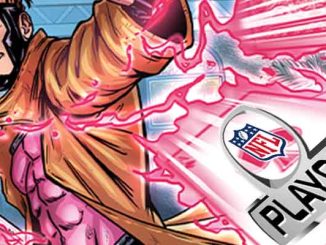 Gambit throwing an NFL Wild Card