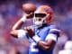 DJ Lagway of the Florida Gators throwing a pass