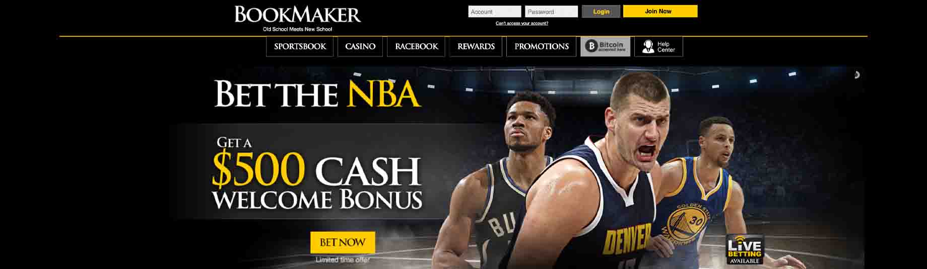 Bookmaker NBA promo