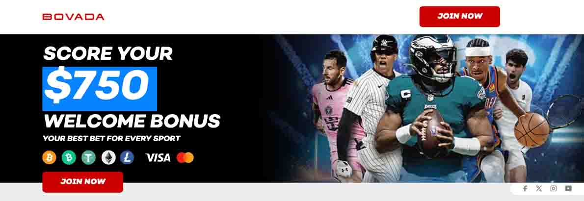 Bovada $750 promo