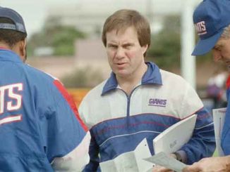 Belichick in GIANTS gear
