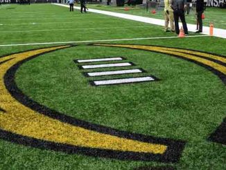 CFP logo on the field