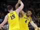Michigan basketball celebration