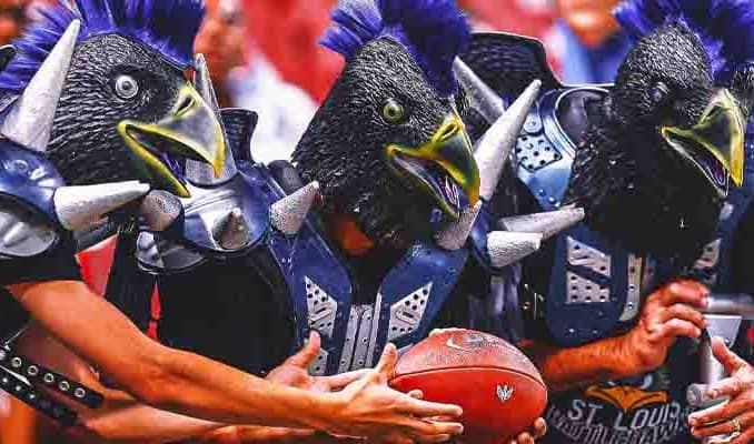 UFL Battlehawk fans at the game