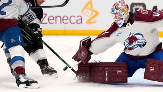 Avalanche goalie